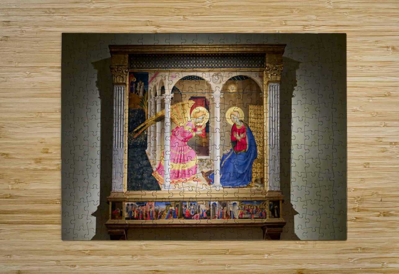Cortona altarpiece by Angelico depicts the Annunciation Marco Brivio Puzzle printing