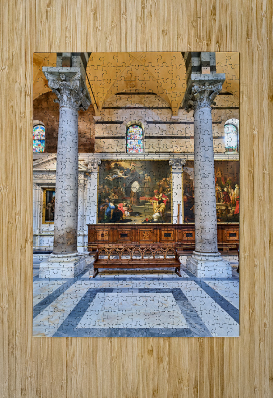 Exploring the interior of the Cathedral in Pisa Tuscany Italy Marco Brivio Puzzle printing