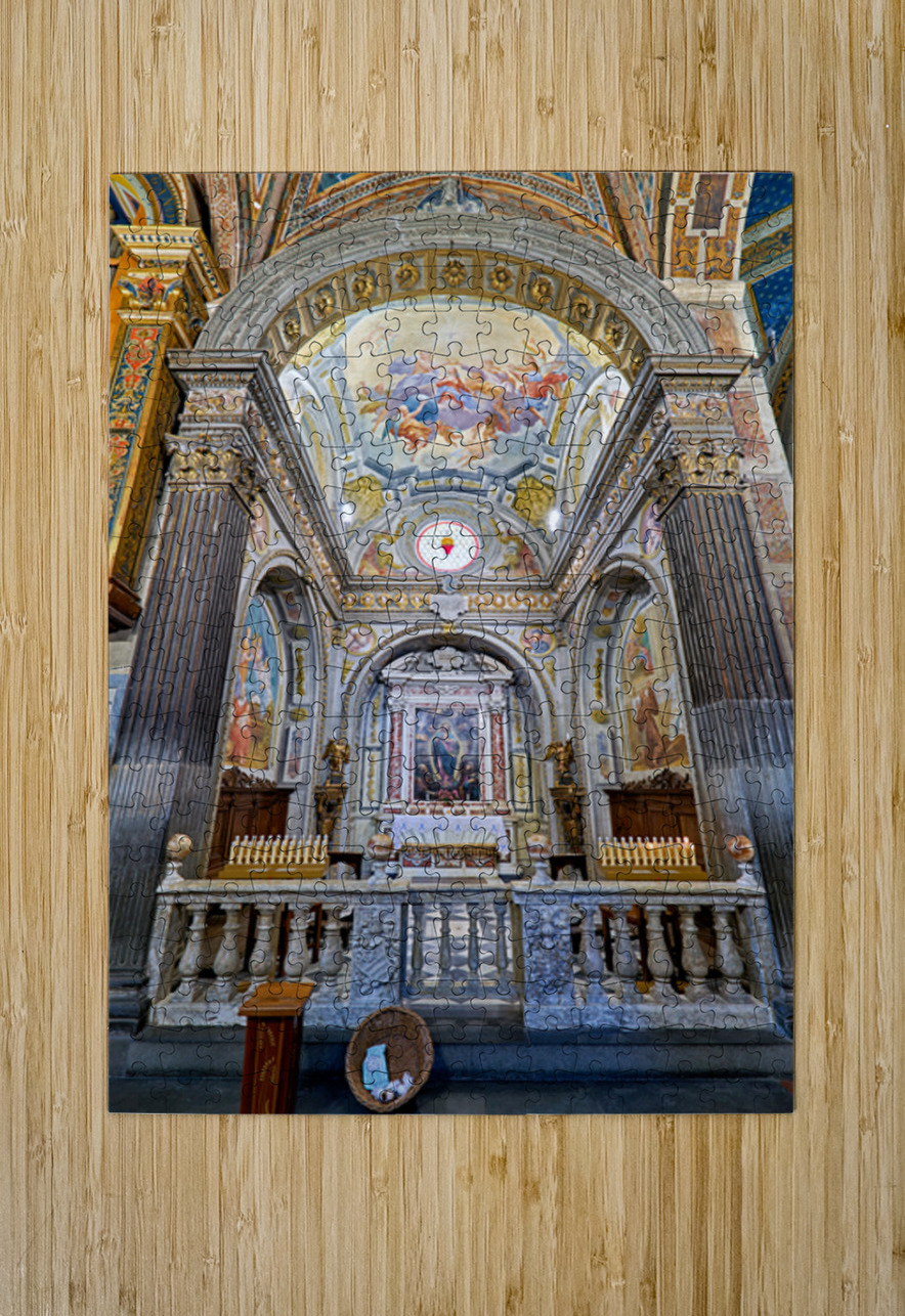 Explore the interior of Collegiata di Santa Maria Assunta Marco Brivio Puzzle printing