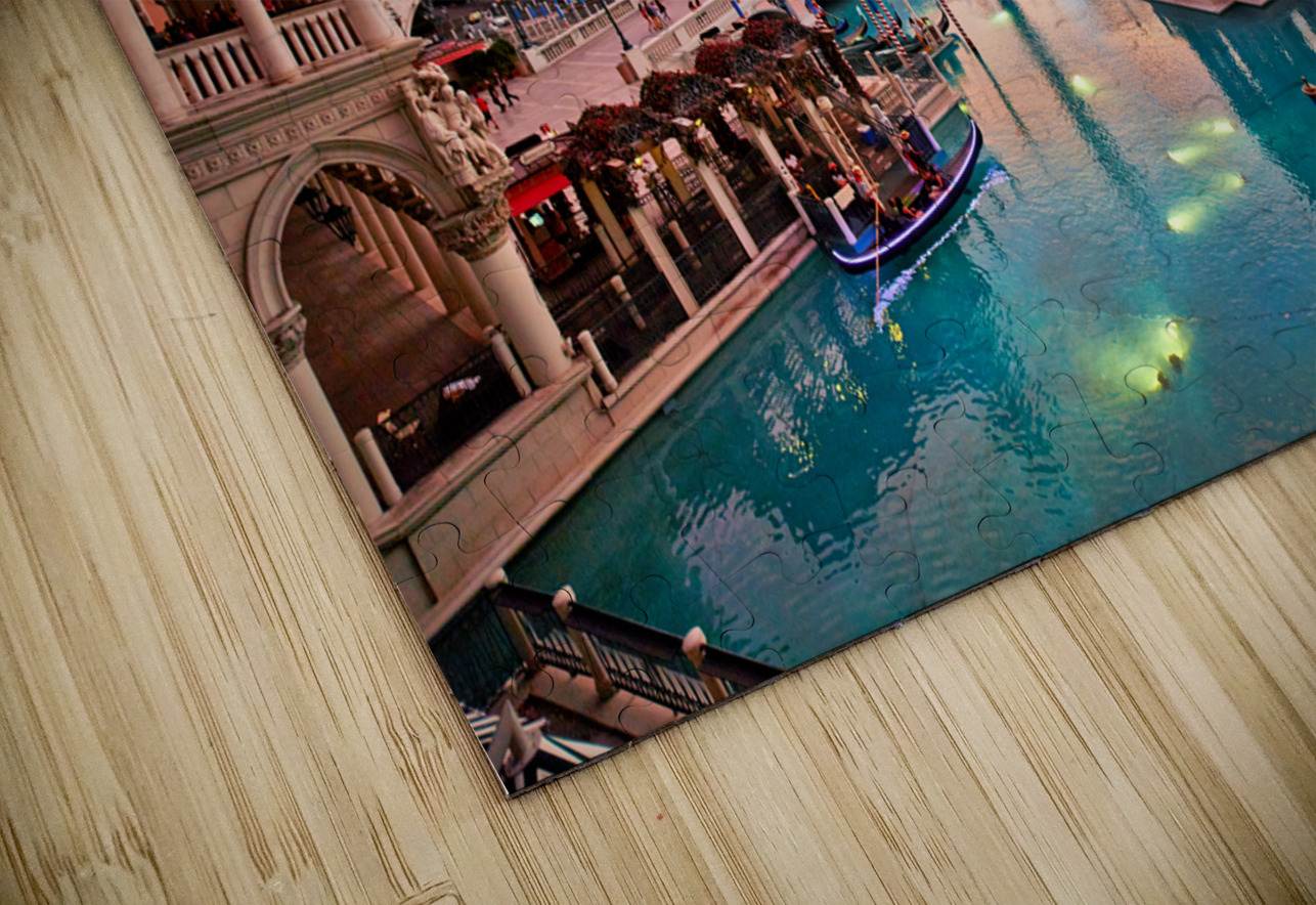 Venetian Hotel at Sunset. Las Vegas Nevada USA Marco Brivio Puzzle