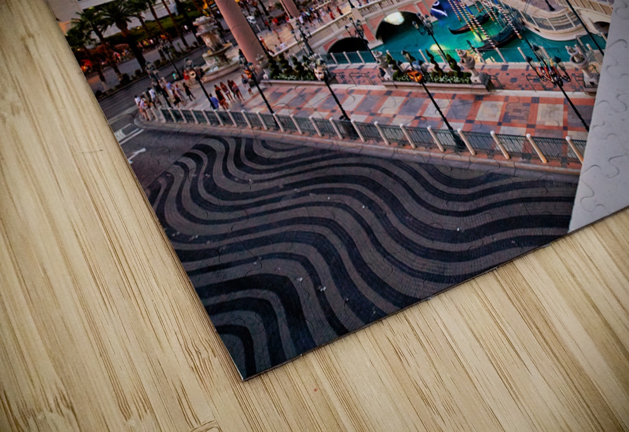 Venetian Hotel at Sunset. Las Vegas Nevada USA Marco Brivio Puzzle