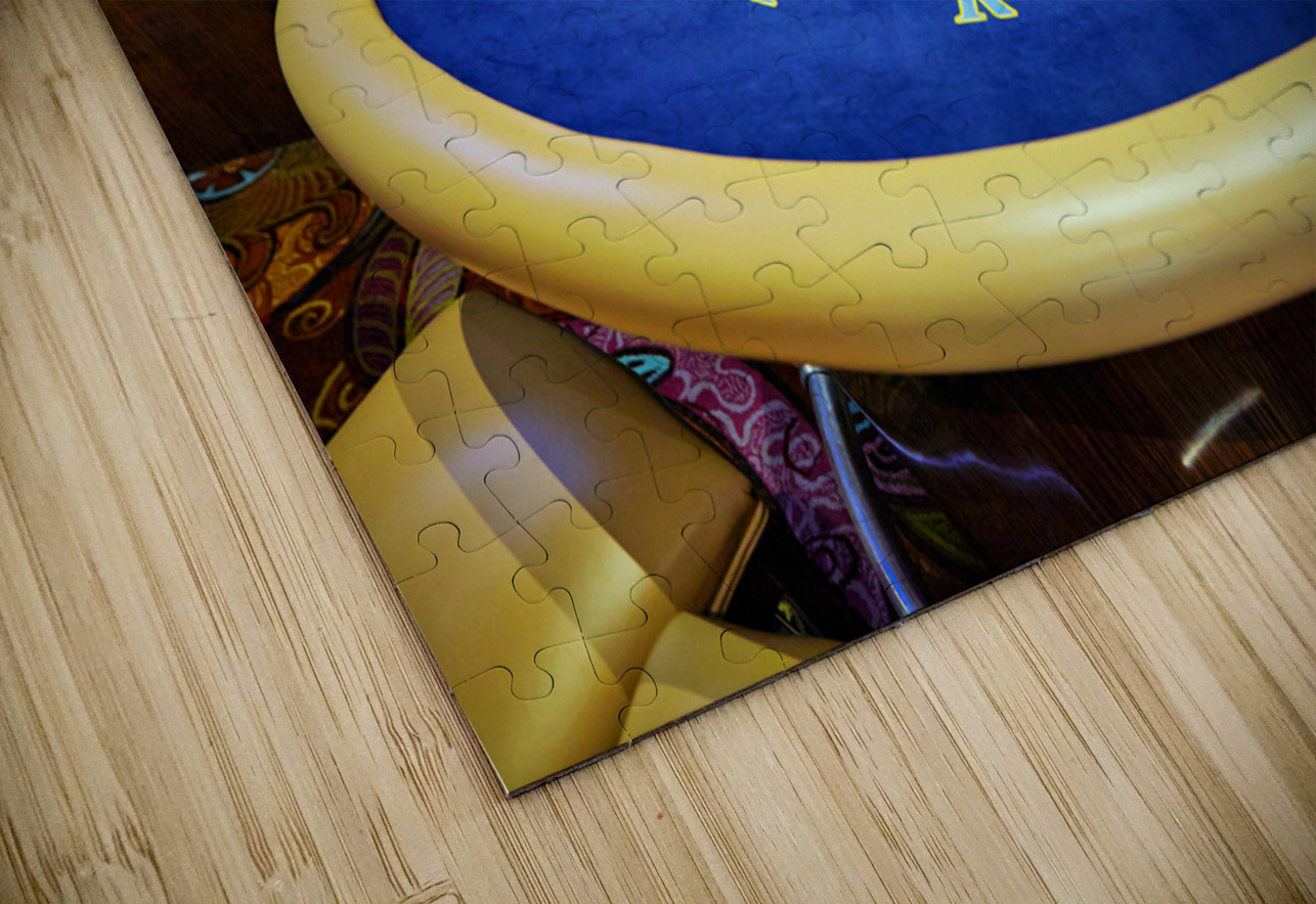 Roulette table at the Casino of Caesars Palace Hotel. Las Vegas Nevada USA Marco Brivio Puzzle