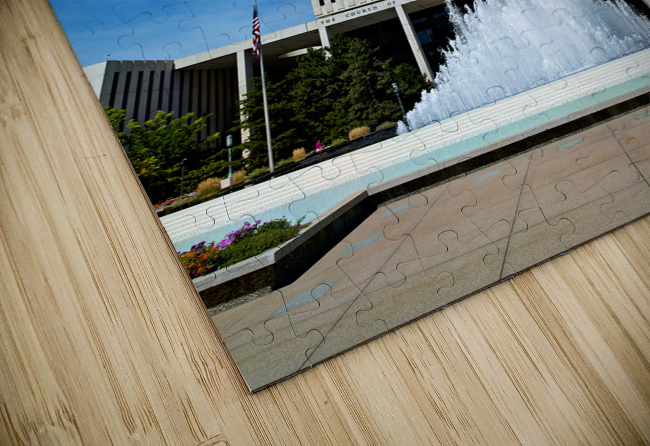 The hedaquarter of the Mormon Church of Jesus Christ the latter day. Salt Lake City Utah USA Marco Brivio Puzzle