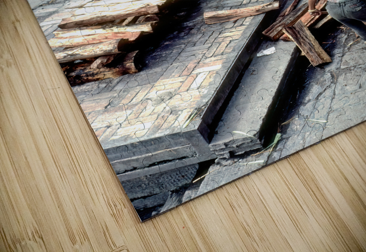 Nepal. Kathmandu. Cremation in Pashupatinath Marco Brivio Puzzle