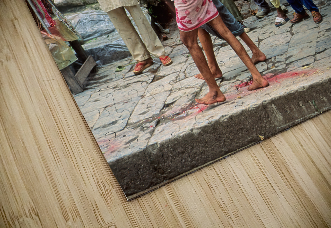 Nepal. Kathmandu. Cremation in Pashupatinath Marco Brivio Puzzle