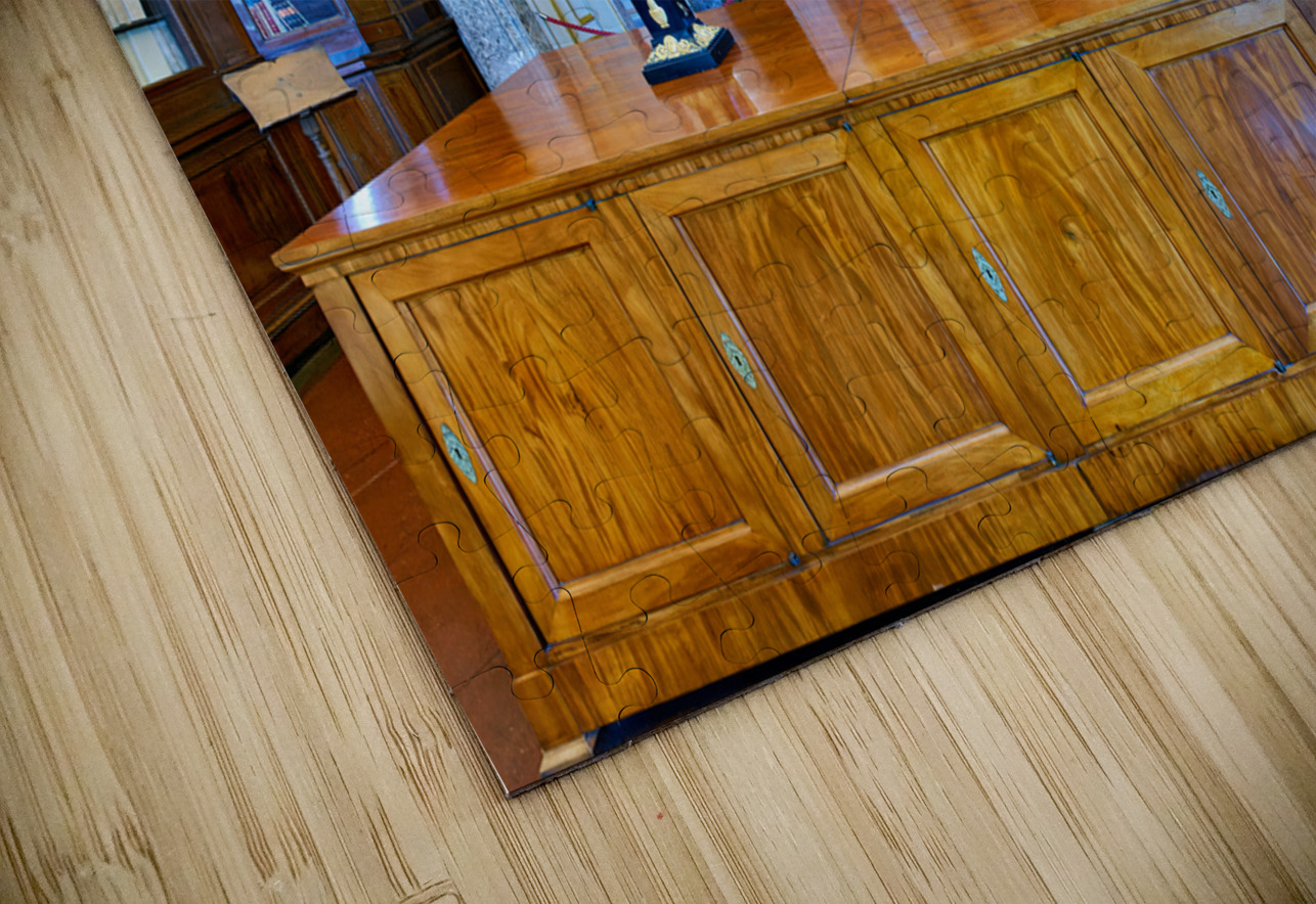 Caserta Campania Italy. The Royal Palace. The Palatine Library Marco Brivio Puzzle