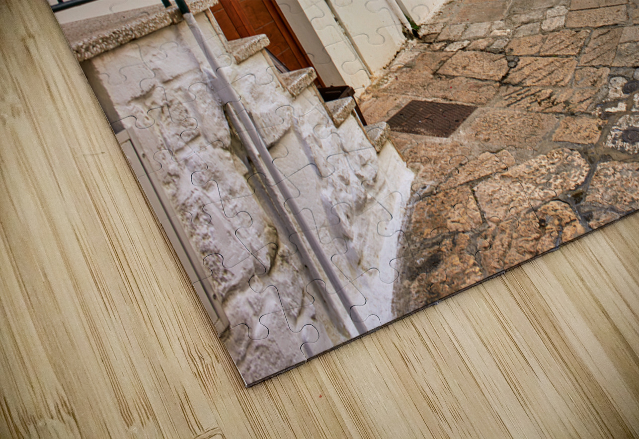 Apulia Puglia Italy. Ostuni. The white town. The narrow alleys of the old town Marco Brivio Puzzle
