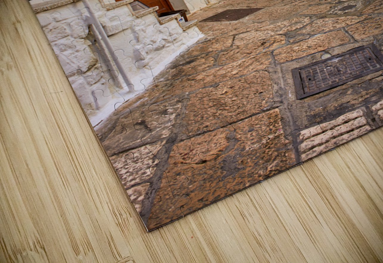 Apulia Puglia Italy. Ostuni. The white town. The narrow alleys of the old town Marco Brivio Puzzle