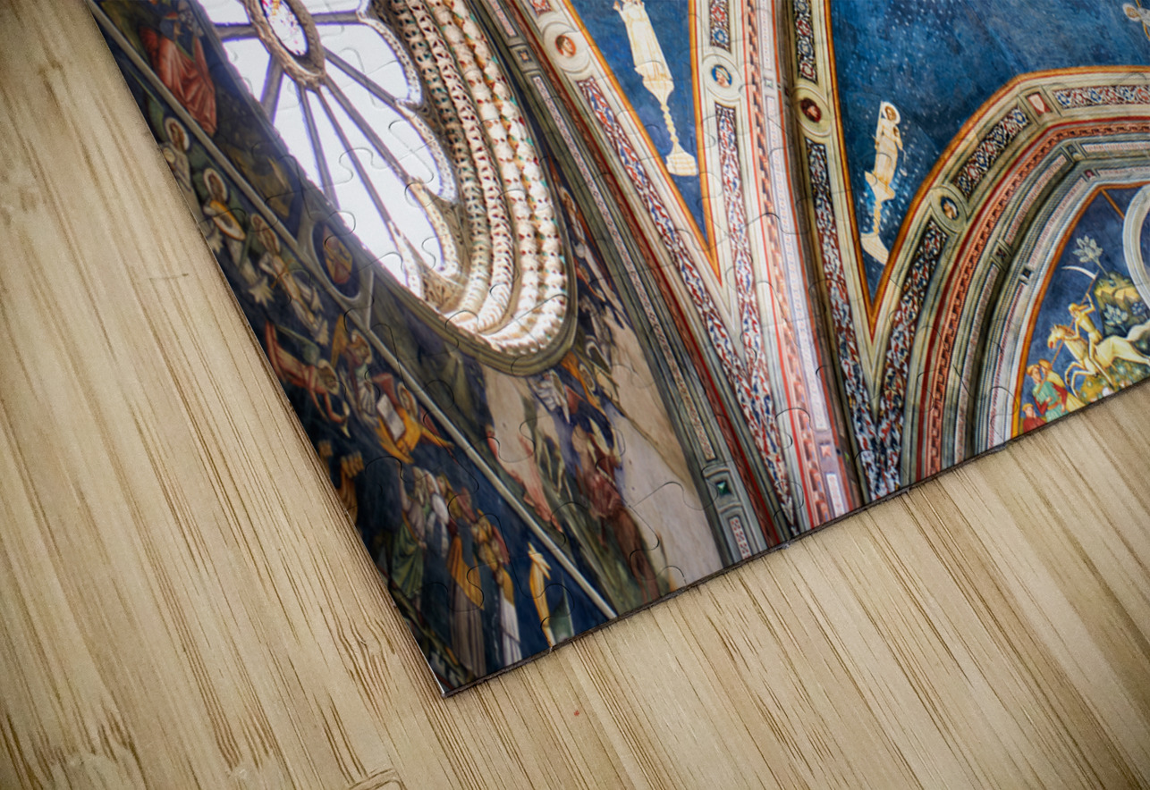 Salento. Apulia Puglia Italy. Galatina. Santa Caterina dAlessandria church. Frescoes by Francesco dArezzo Marco Brivio Puzzle