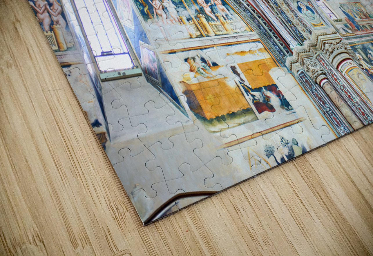 Salento. Apulia Puglia Italy. Galatina. Santa Caterina dAlessandria church. Frescoes by Francesco dArezzo Marco Brivio Puzzle