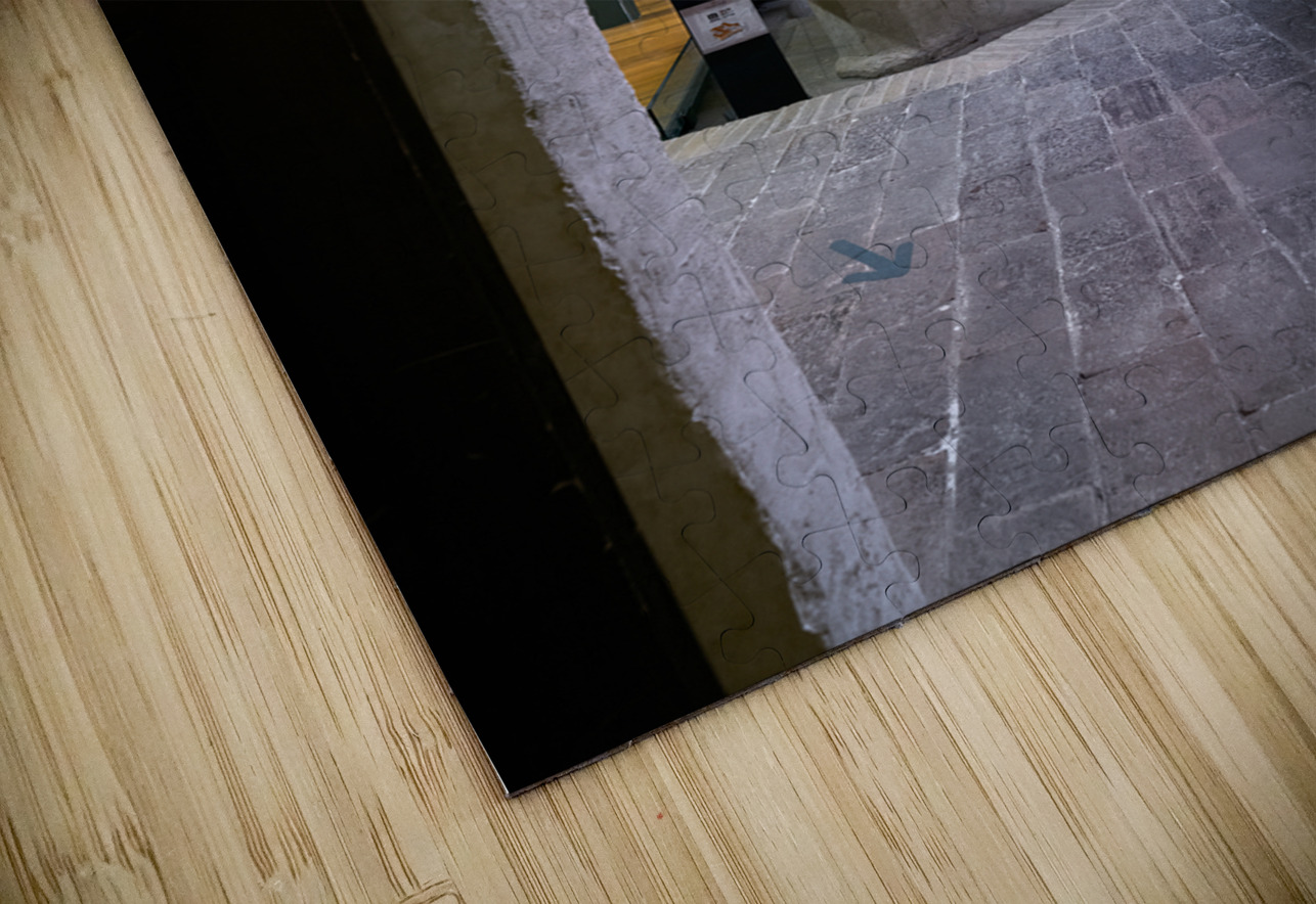 Foligno Umbria Italy. Frescoes at Trinci Palace Palazzo Trinci a patrician residence and museum. Marco Brivio Puzzle