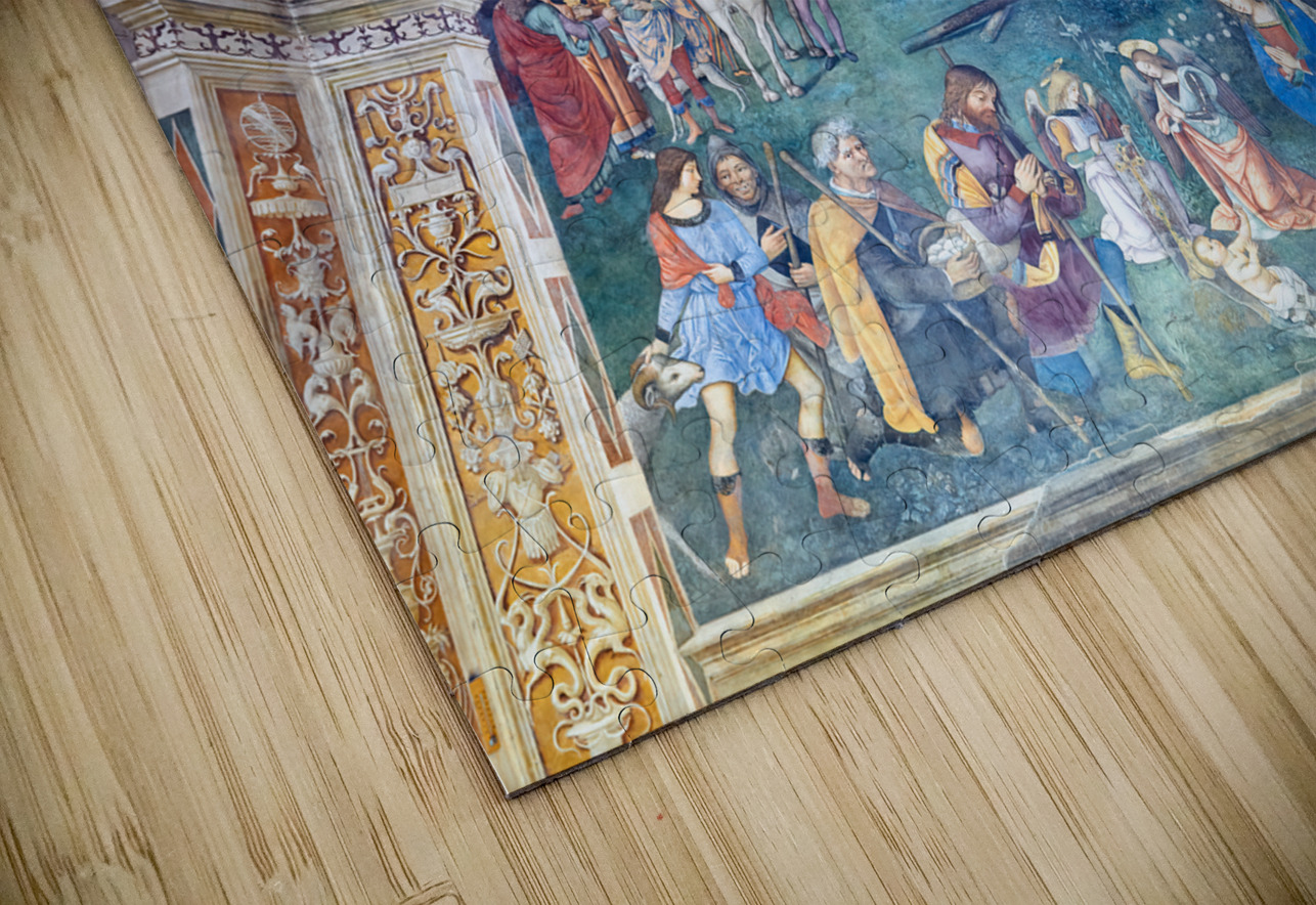 Spello Umbria Italy. Baglioni Chapel frescoed by Pinturicchio in Santa Maria Maggiore Church Marco Brivio Puzzle