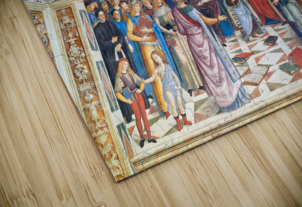 Spello Umbria Italy. Baglioni Chapel frescoed by Pinturicchio in Santa Maria Maggiore Church Marco Brivio Puzzle