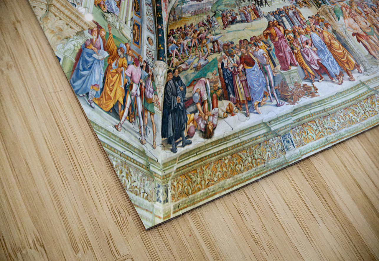 Orvieto Umbria Italy. The vault of the chapel of the Madonna di San Brizio frescoed by Fra Angelico and Benozzo Gozzoli Marco Brivio Puzzle