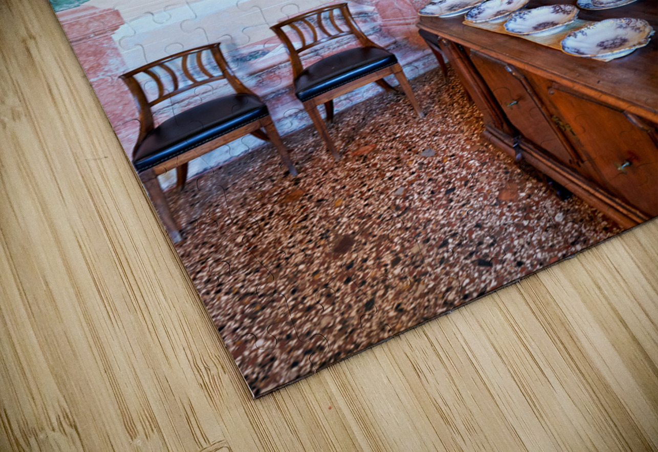 Vicenza Veneto Italy. The interiors of the Villa Valmarana ai Nani frescoed  by Giambattista and Giandomenico Tiepolo Marco Brivio Puzzle