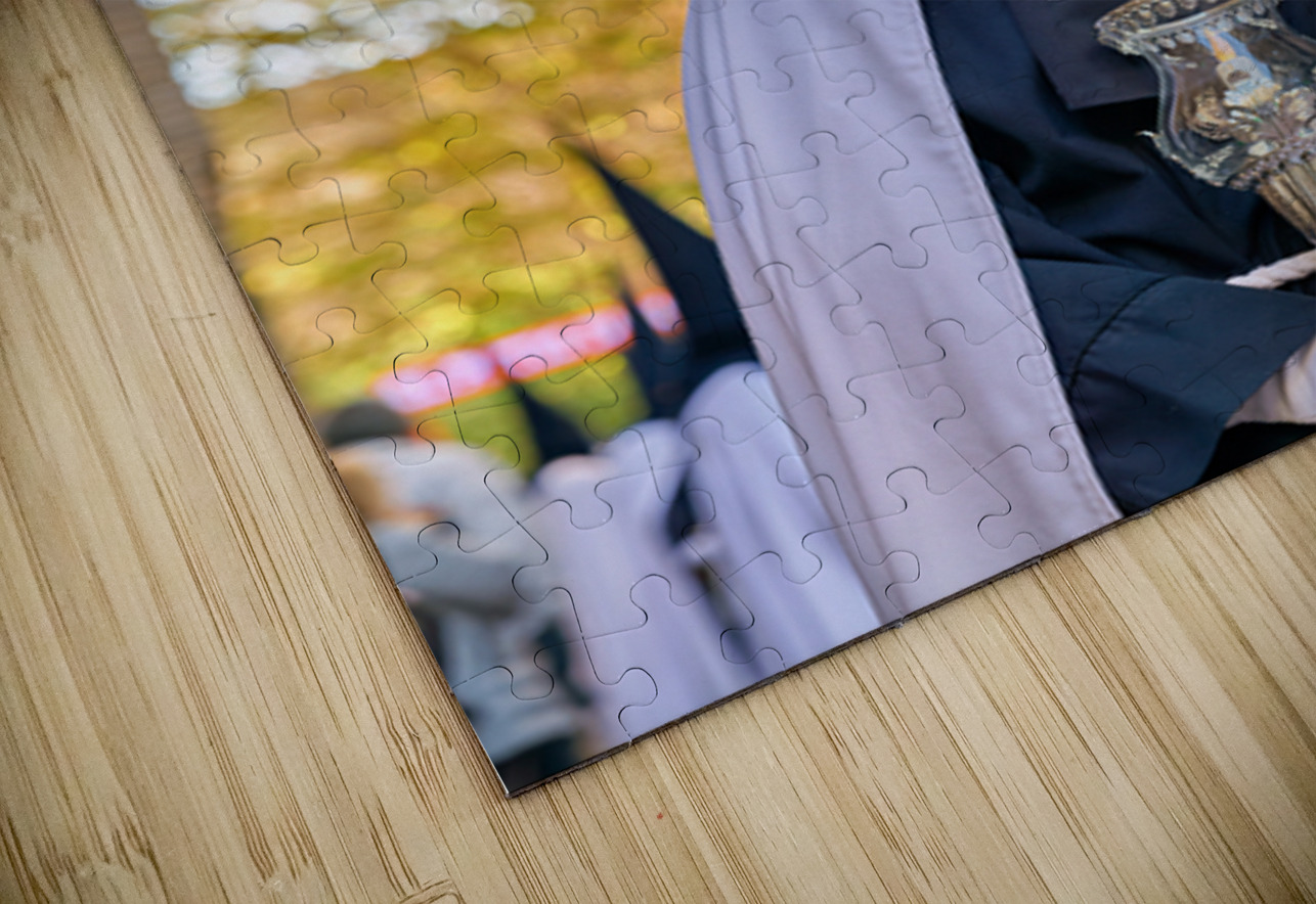 Zaragoza. Saragossa. Aragon. Spain.  Processions of the Easter Holy Week Marco Brivio Puzzle