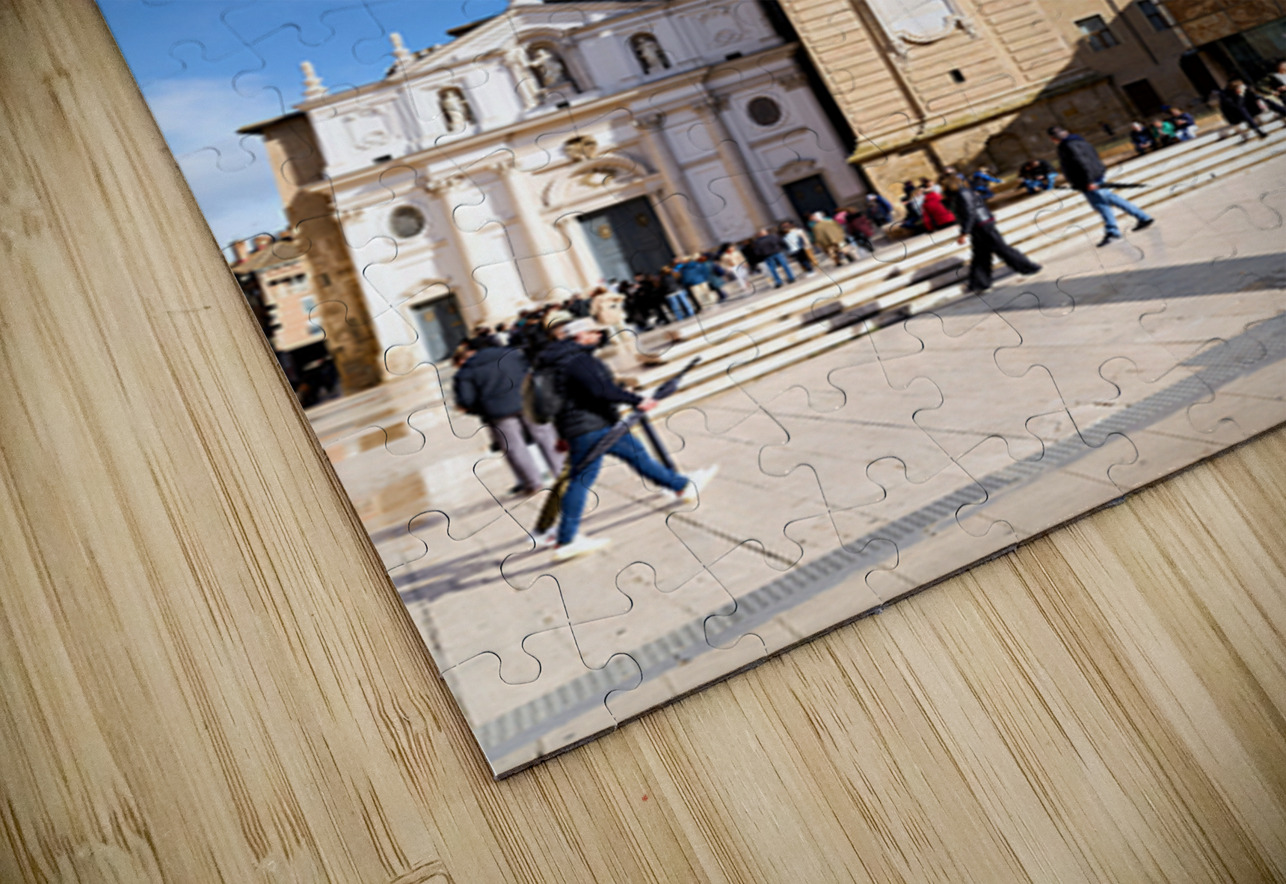Zaragoza Spain. Cathedral of the Savior of Zaragoza. Catedral del Salvador   La Seo. Museo del Foro de Caesaraugusta Marco Brivio Puzzle