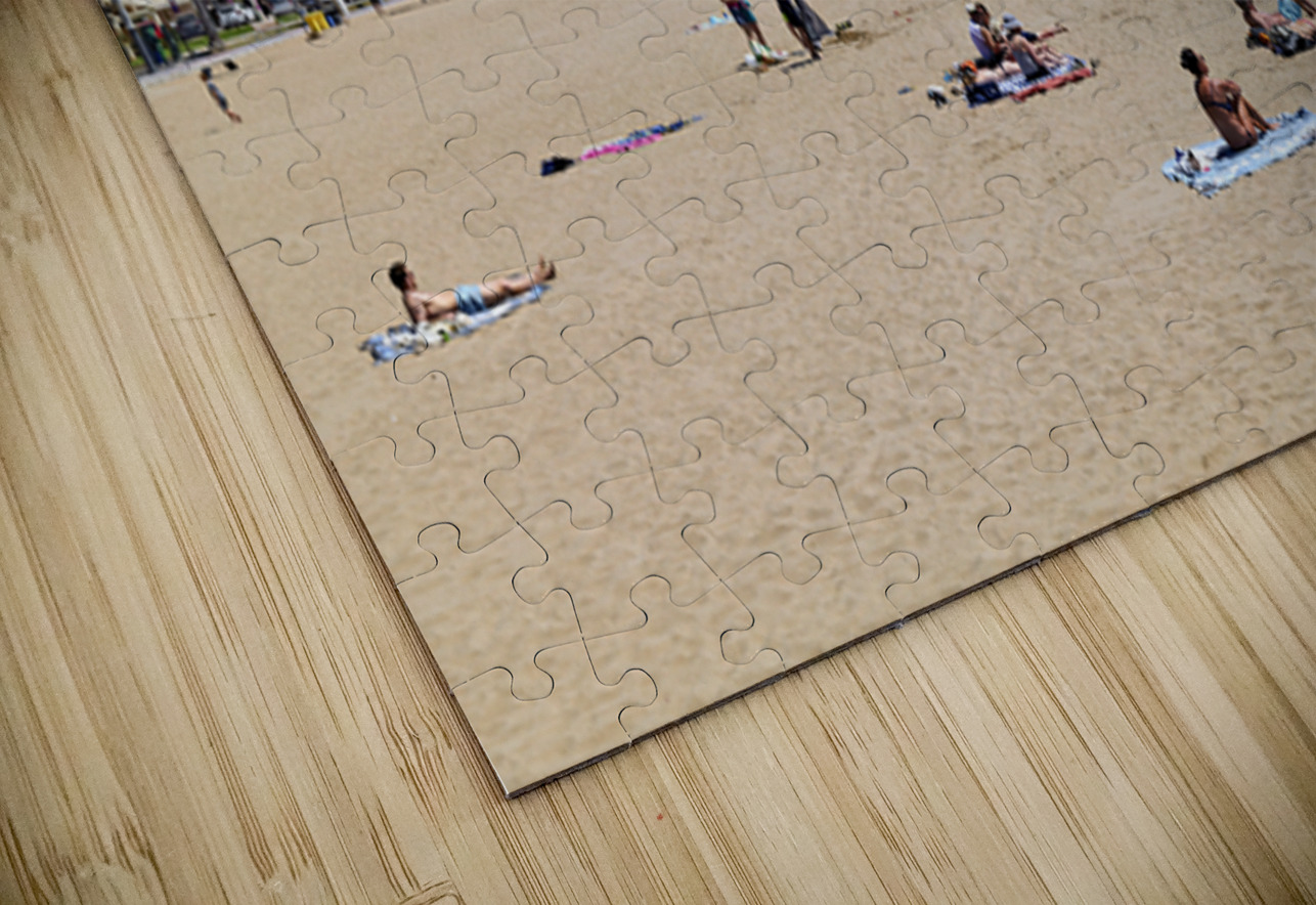 Sitges Catalunya Spain. Panorama view from the beach Marco Brivio Puzzle