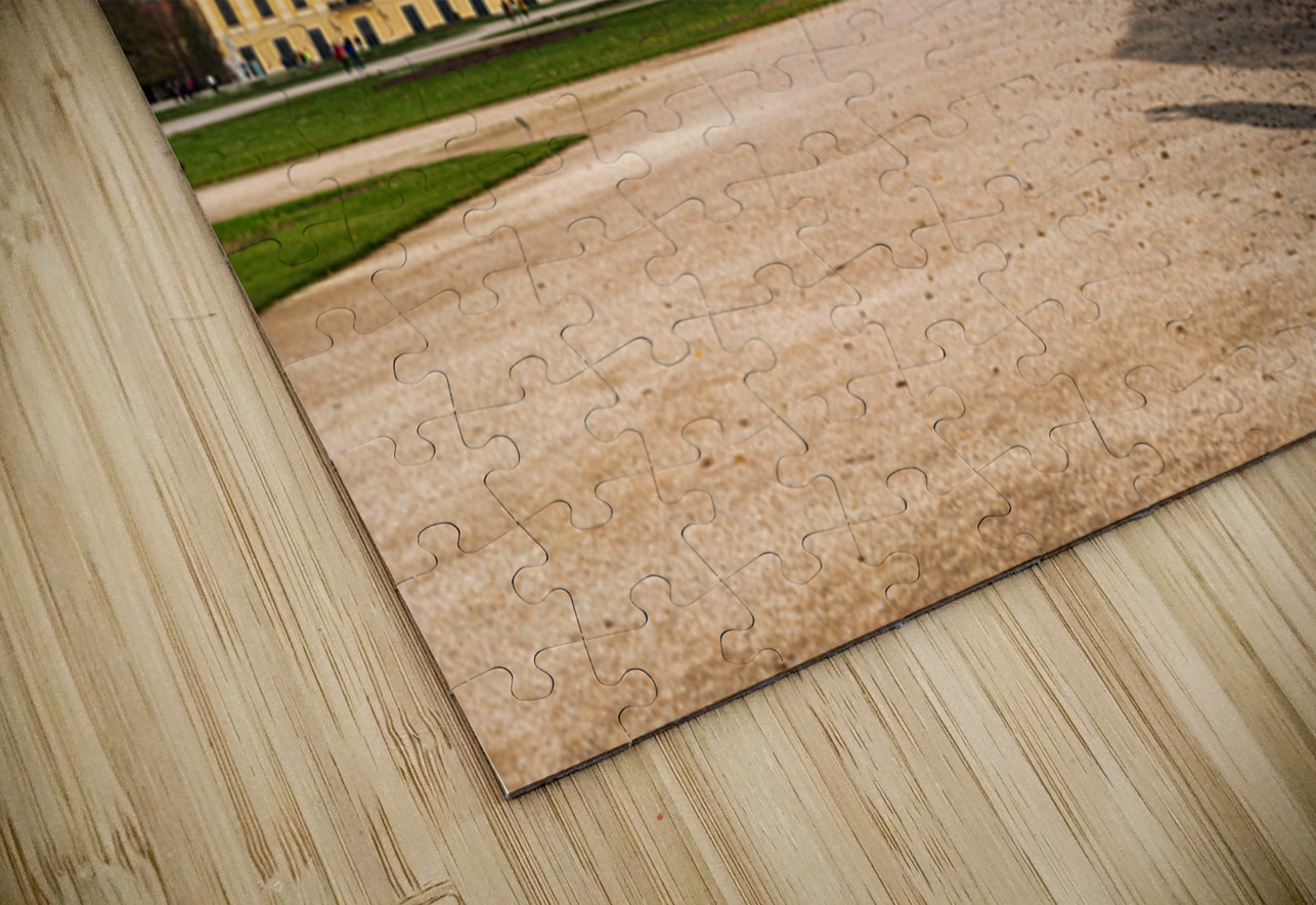 Schönbrunn Palace Vienna with statues and autumn trees. Marco Brivio Puzzle
