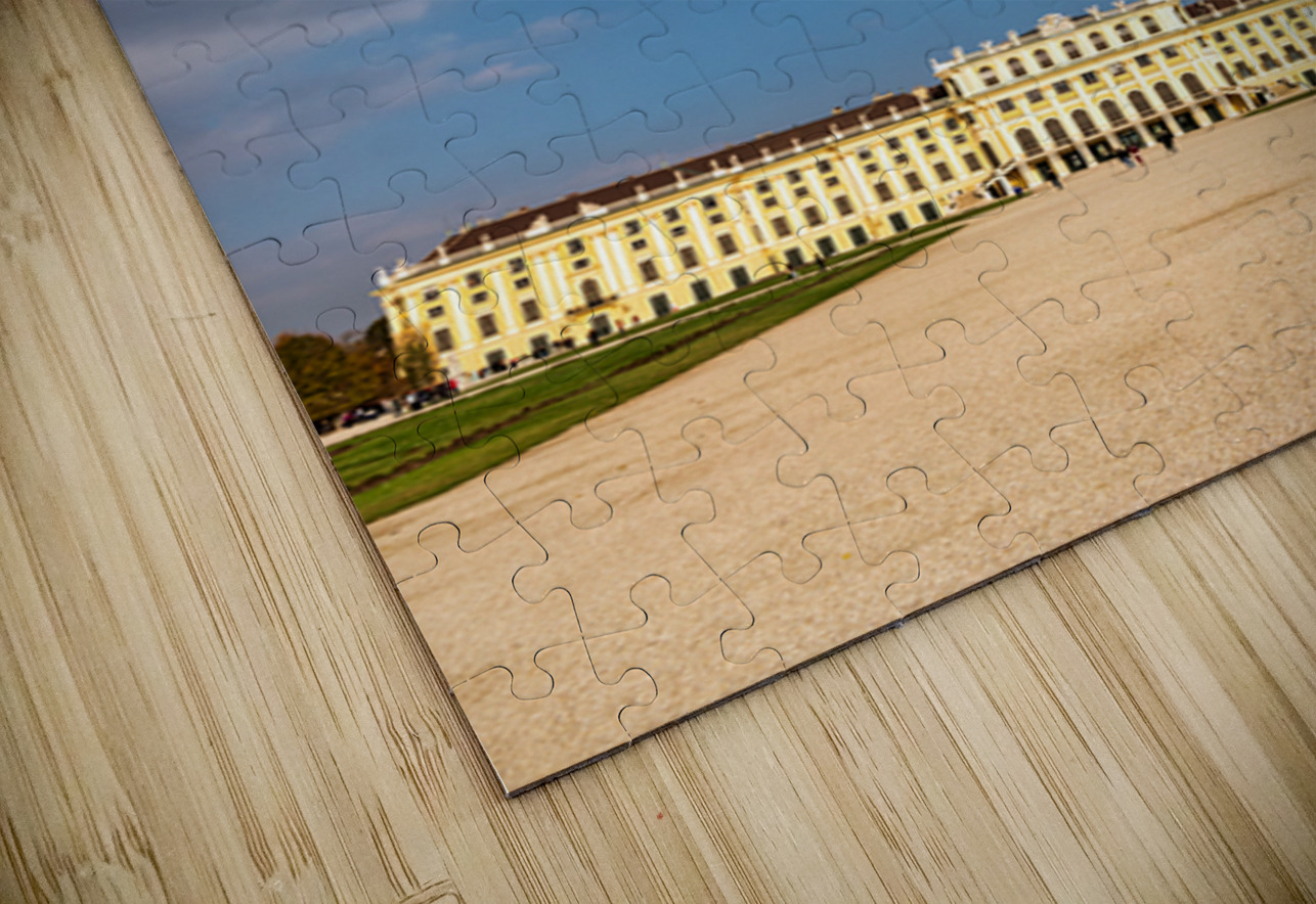 Schönbrunn Palace and gardens under a beautiful cloudy sky. Marco Brivio Puzzle