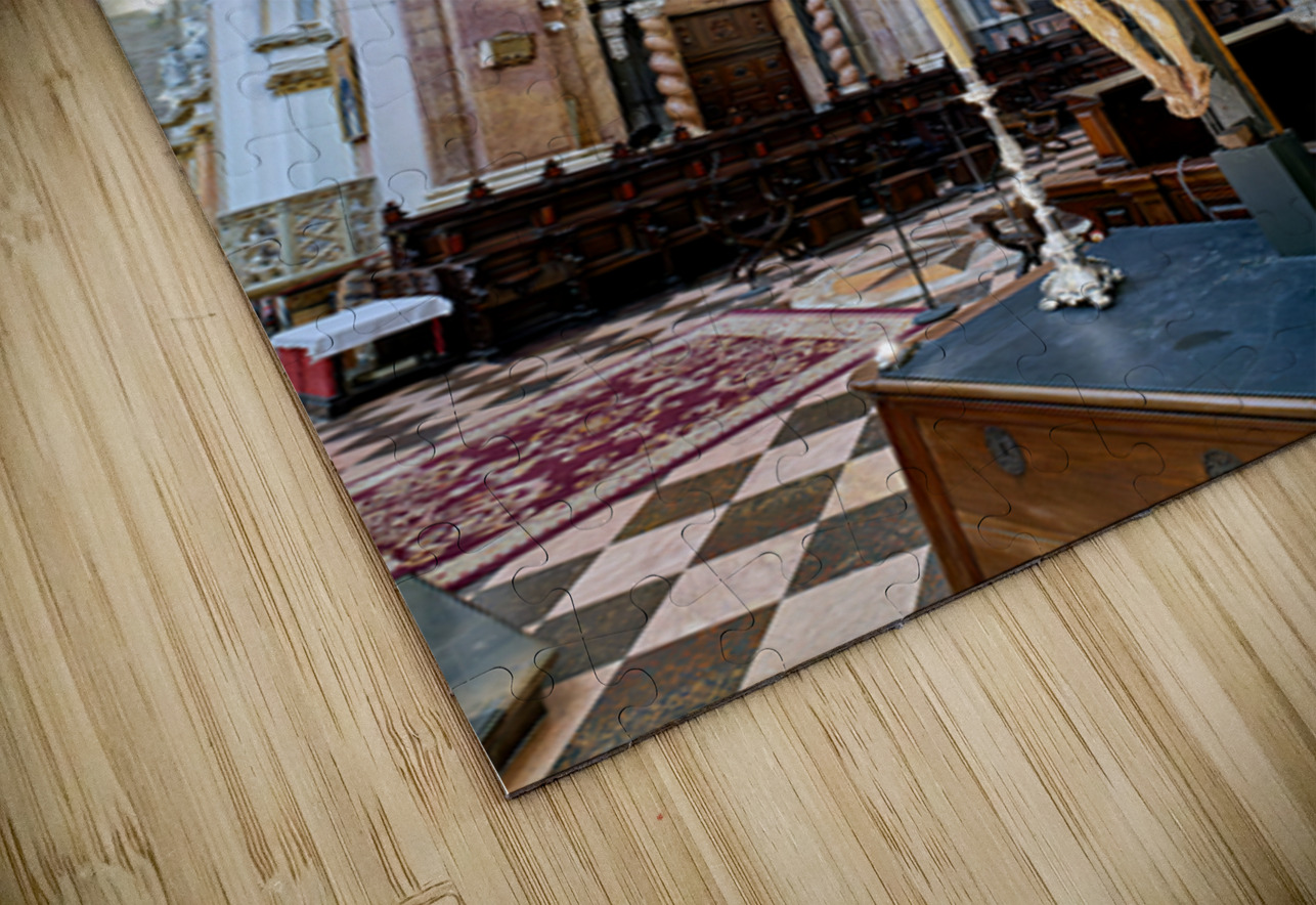 Exploring Valencia Spains Cathedral interior with religious art Marco Brivio Puzzle