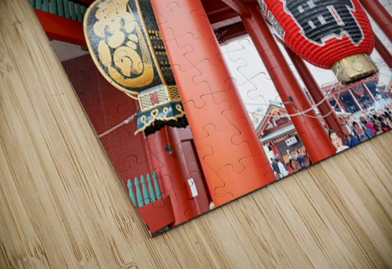 Senso ji temple entrance in Asakusa Tokyo during busy visiting  Marco Brivio Puzzle