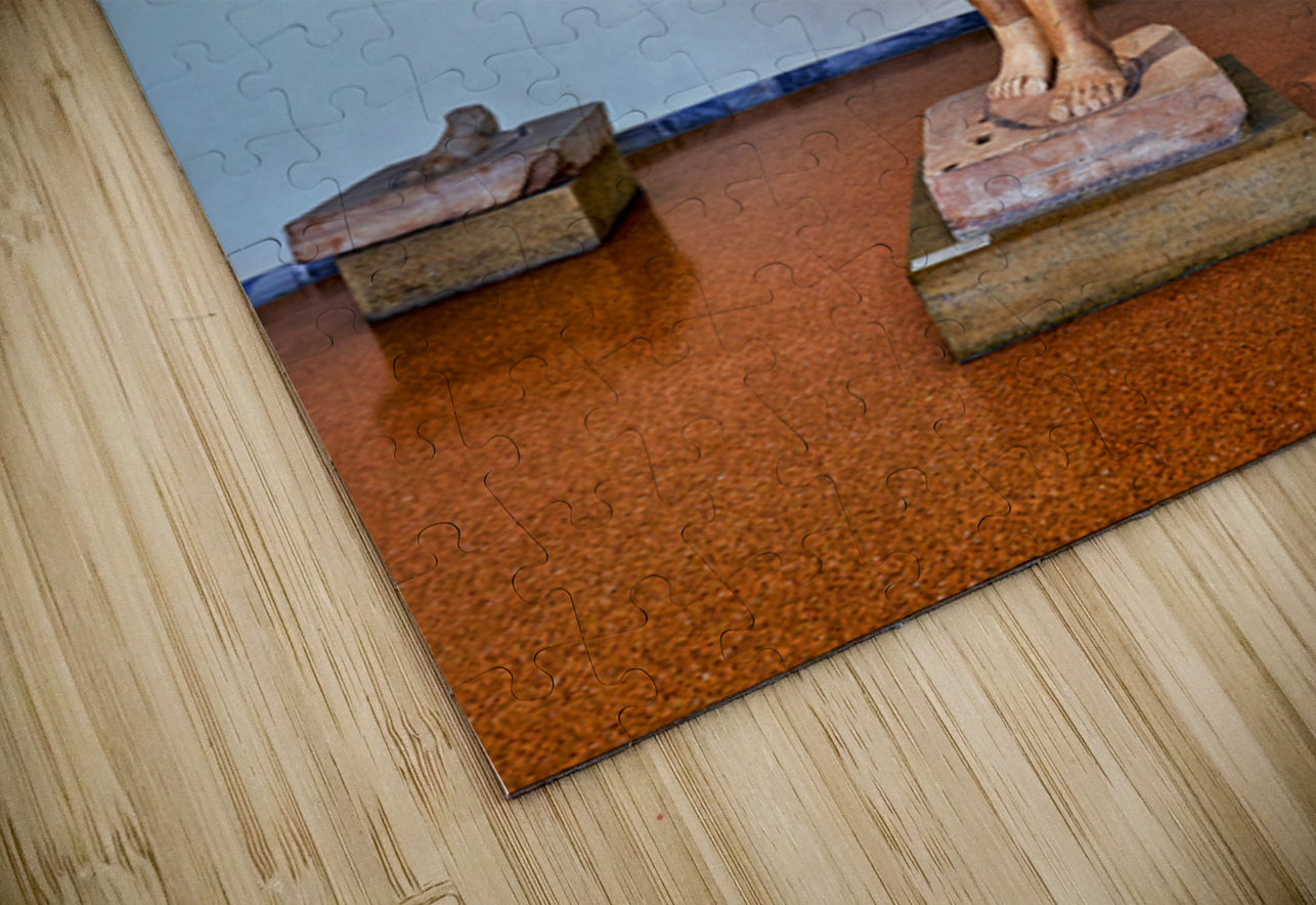 Statue of youth in National Archaeological Museum of Athens Gree Marco Brivio Puzzle