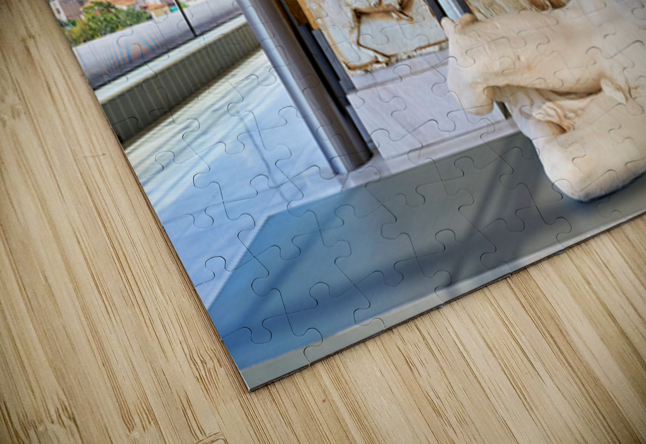 Visitors explore sculptures at Acropolis Museum in Athens Greece Marco Brivio Puzzle