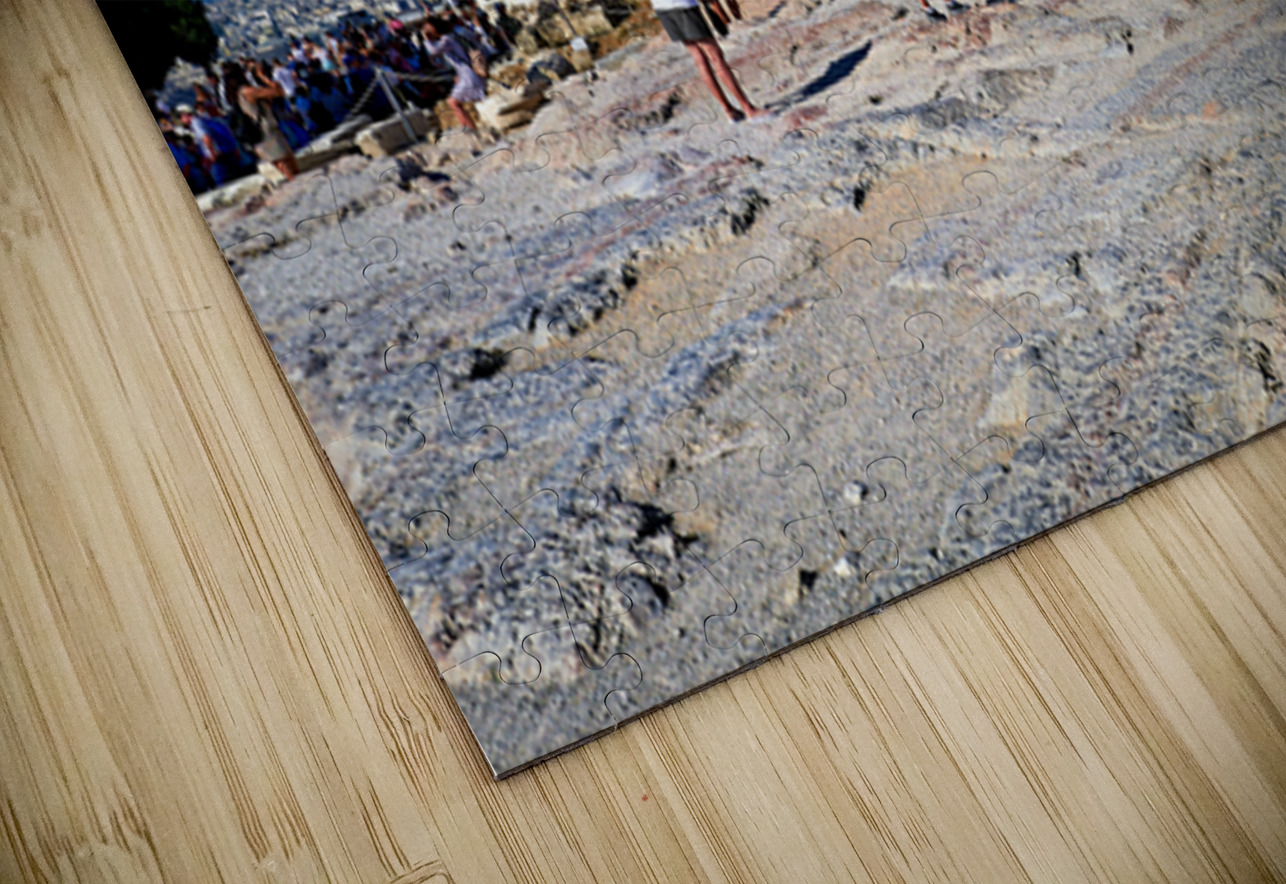 Visitors explore the Parthenon at the Acropolis in Athens Greece Marco Brivio Puzzle