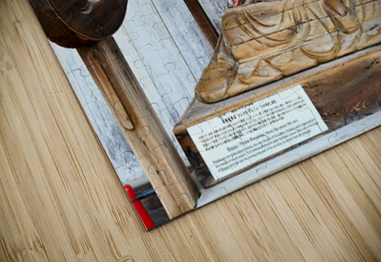 Binzuru wood statue of Pindola Bharadvaja at Todai ji shrine in  Marco Brivio Puzzle