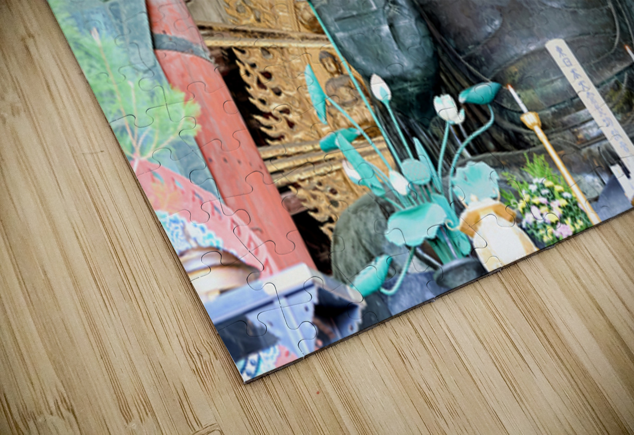 Exploring Todai ji temple with the Great Buddha Hall in Nara Ja Marco Brivio Puzzle