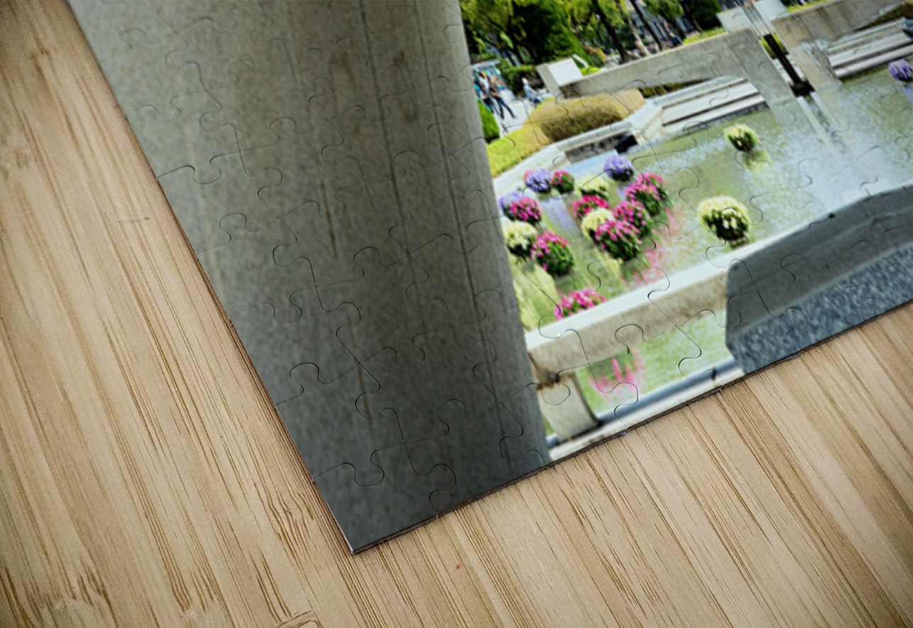 Hiroshima Peace Memorial Park view from the arch structure Marco Brivio Puzzle
