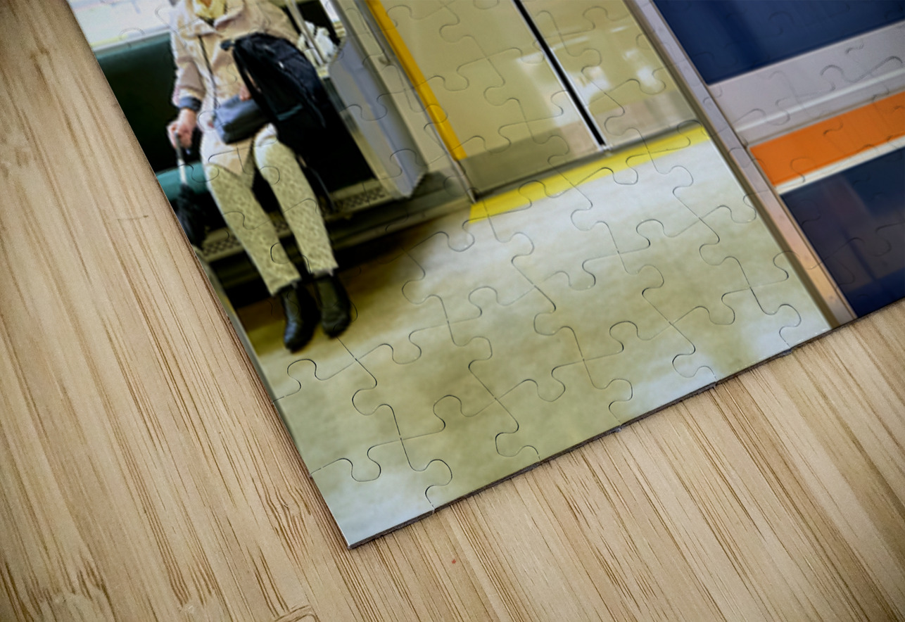 Women only train cart in Kyoto Japan for female passengers Marco Brivio Puzzle