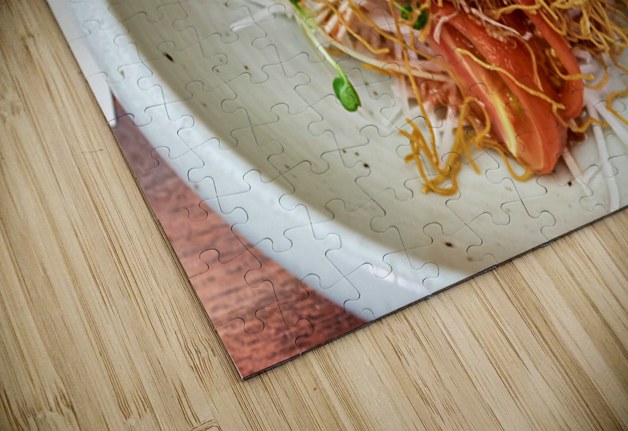 Enjoying traditional Japanese cuisine in Kyoto with fresh ingred Marco Brivio Puzzle