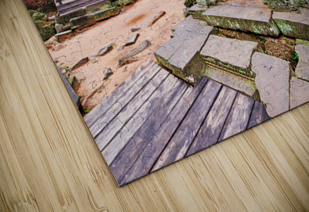 Angkor temple ruins consumed by nature. Marco Brivio Puzzle