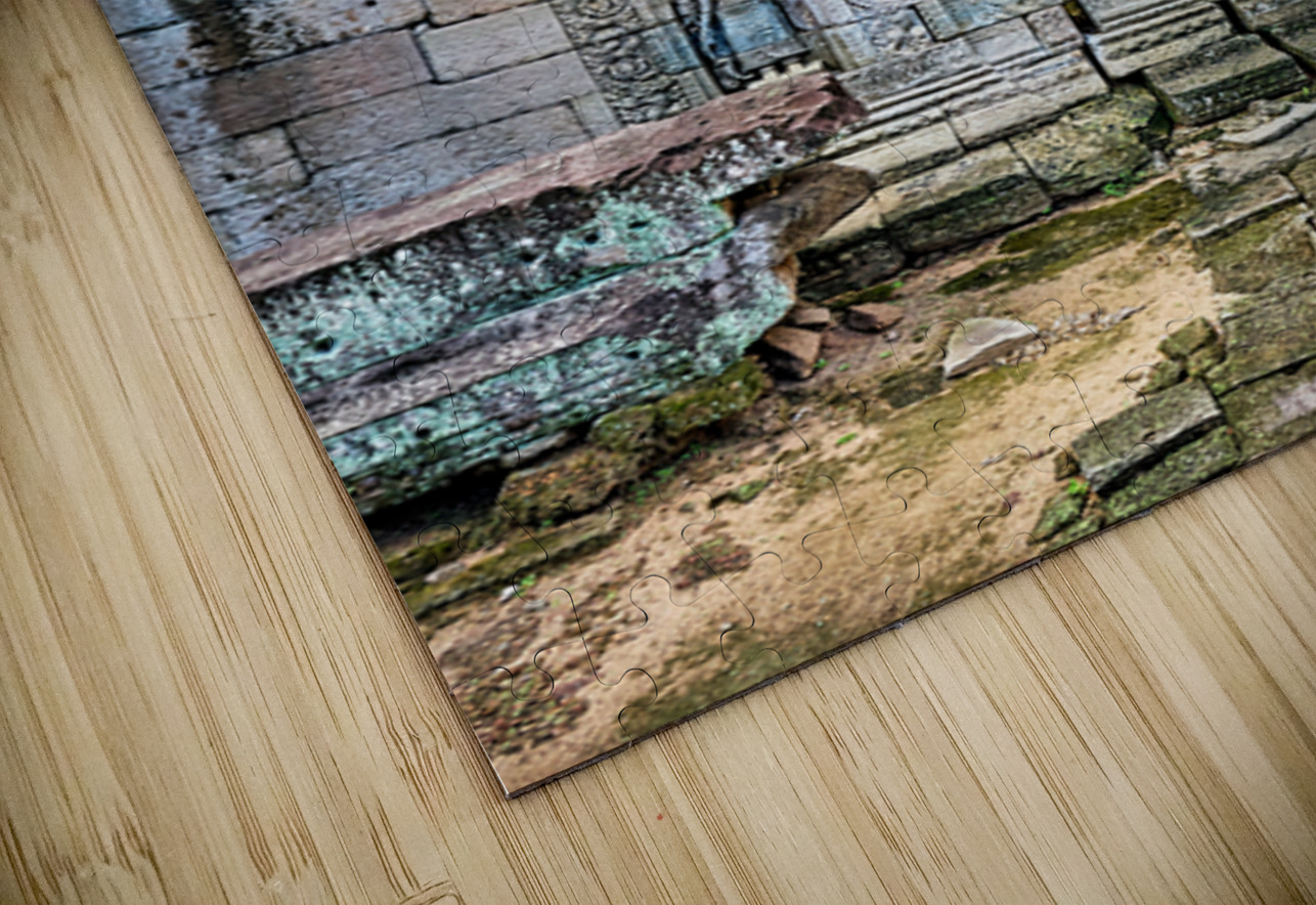 Tree roots engulf ancient temple ruins. Marco Brivio Puzzle