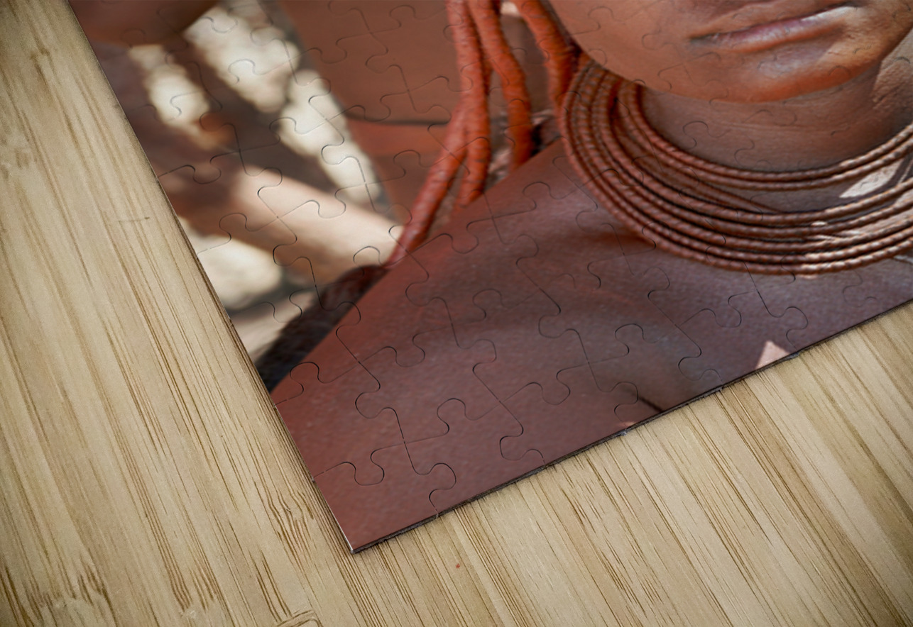 Portrait of Himba woman and child in Kunene region of Namibia Marco Brivio Puzzle