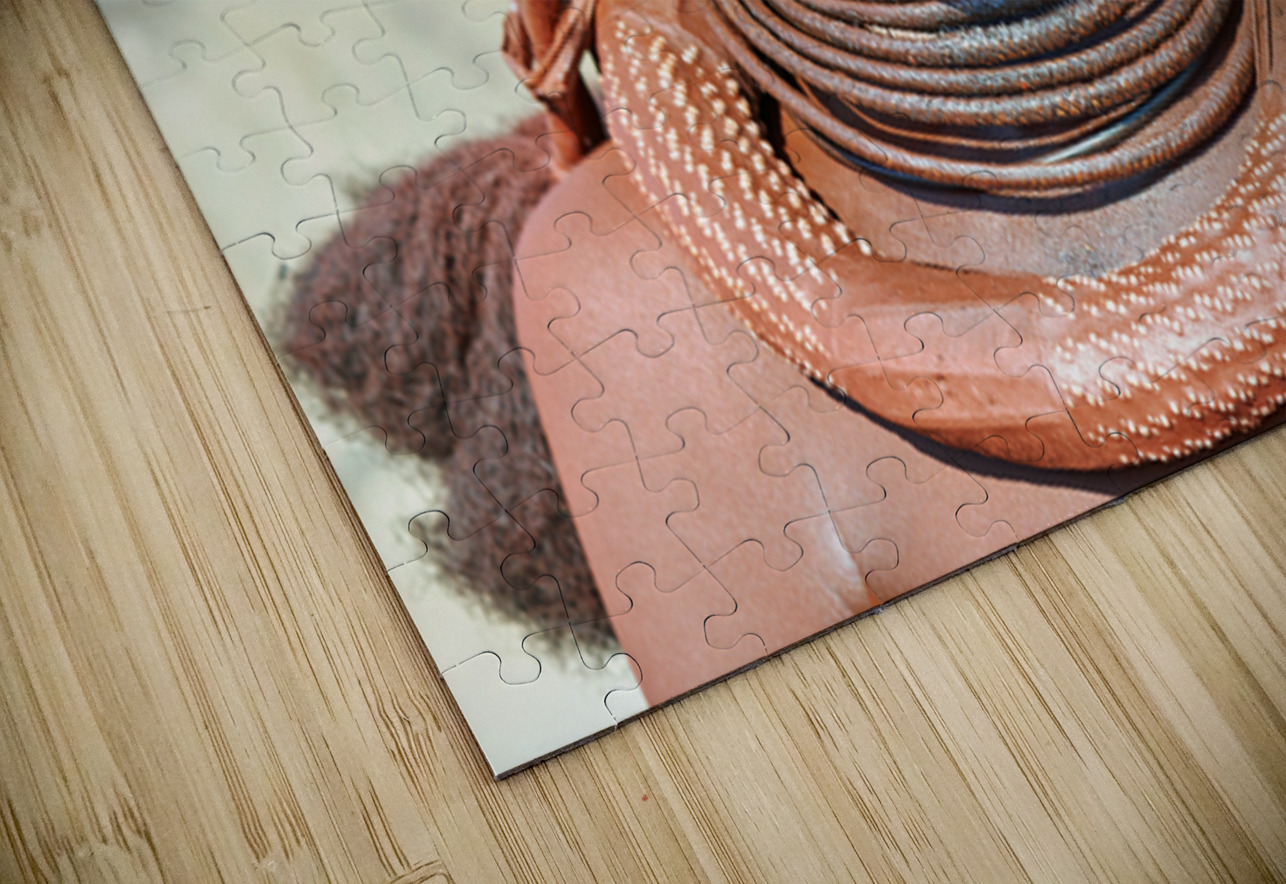 Portrait of a Himba woman in Kunene region of Namibia Marco Brivio Puzzle