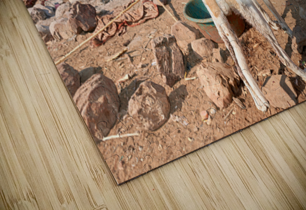 Children playing near their home in Himba Village in Namibia Marco Brivio Puzzle