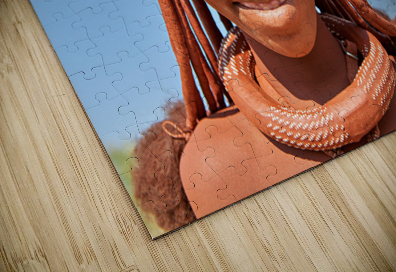 Portrait of a Himba woman in Kunene region of Namibia Marco Brivio Puzzle