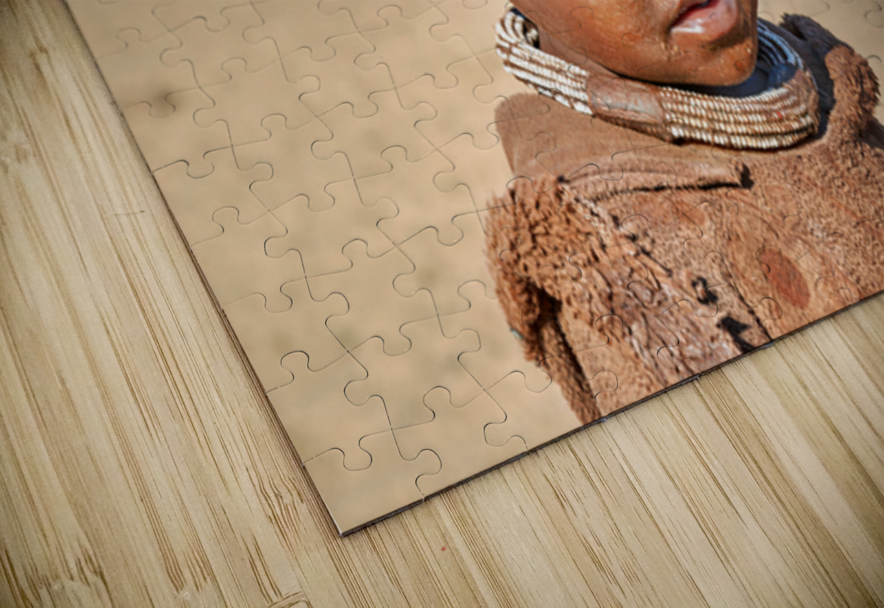 Portrait of a child from Himba village in Kunene region of Namib Marco Brivio Puzzle
