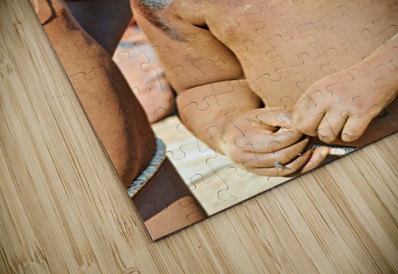 Portrait of child in Himba village in Kunene region of Namibia Marco Brivio Puzzle