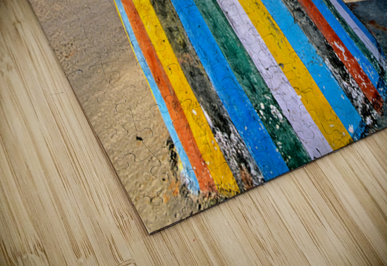 Colorful Bhutanese signpost directs to Thimphu and Trashigang. Marco Brivio Puzzle