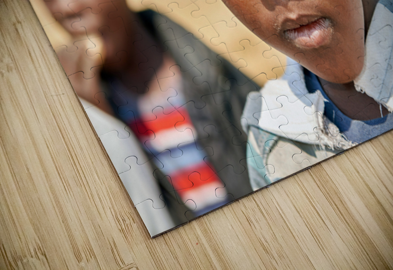 Portrait of a boy in Kavango Region Namibia during the day Marco Brivio Puzzle