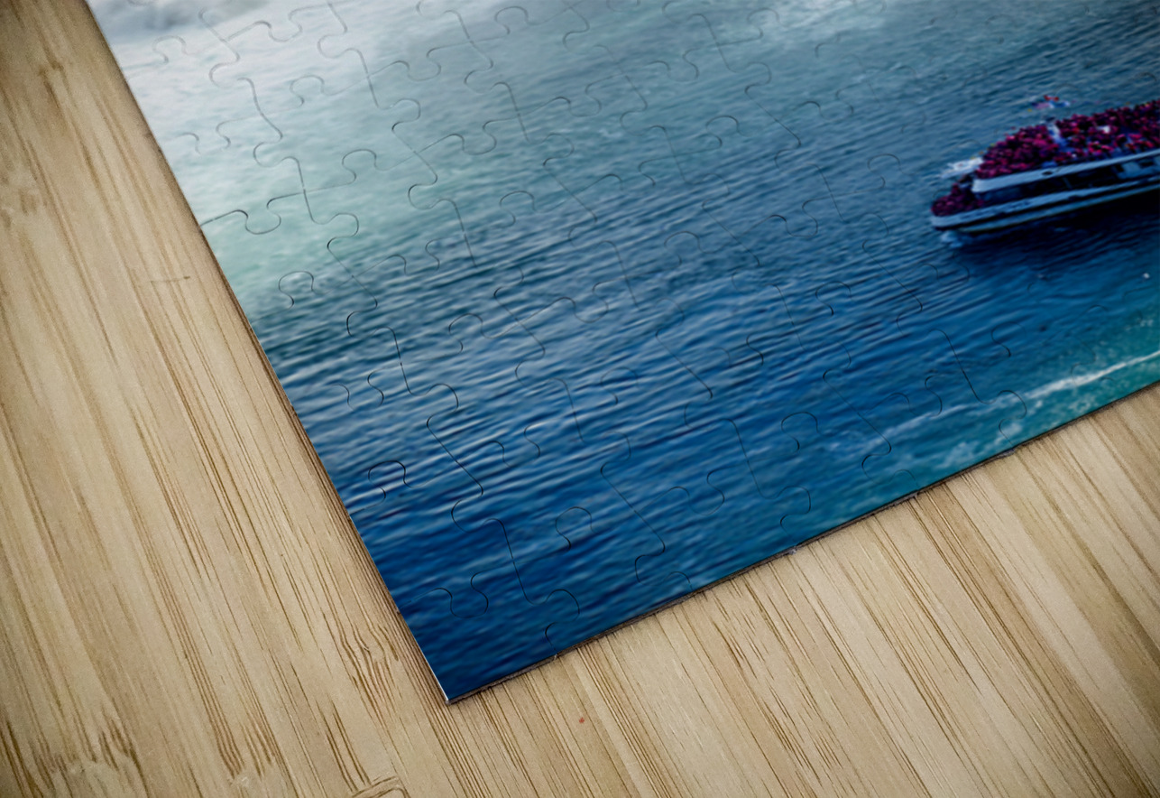 Tourists on a boat near Niagara Falls. Marco Brivio Puzzle