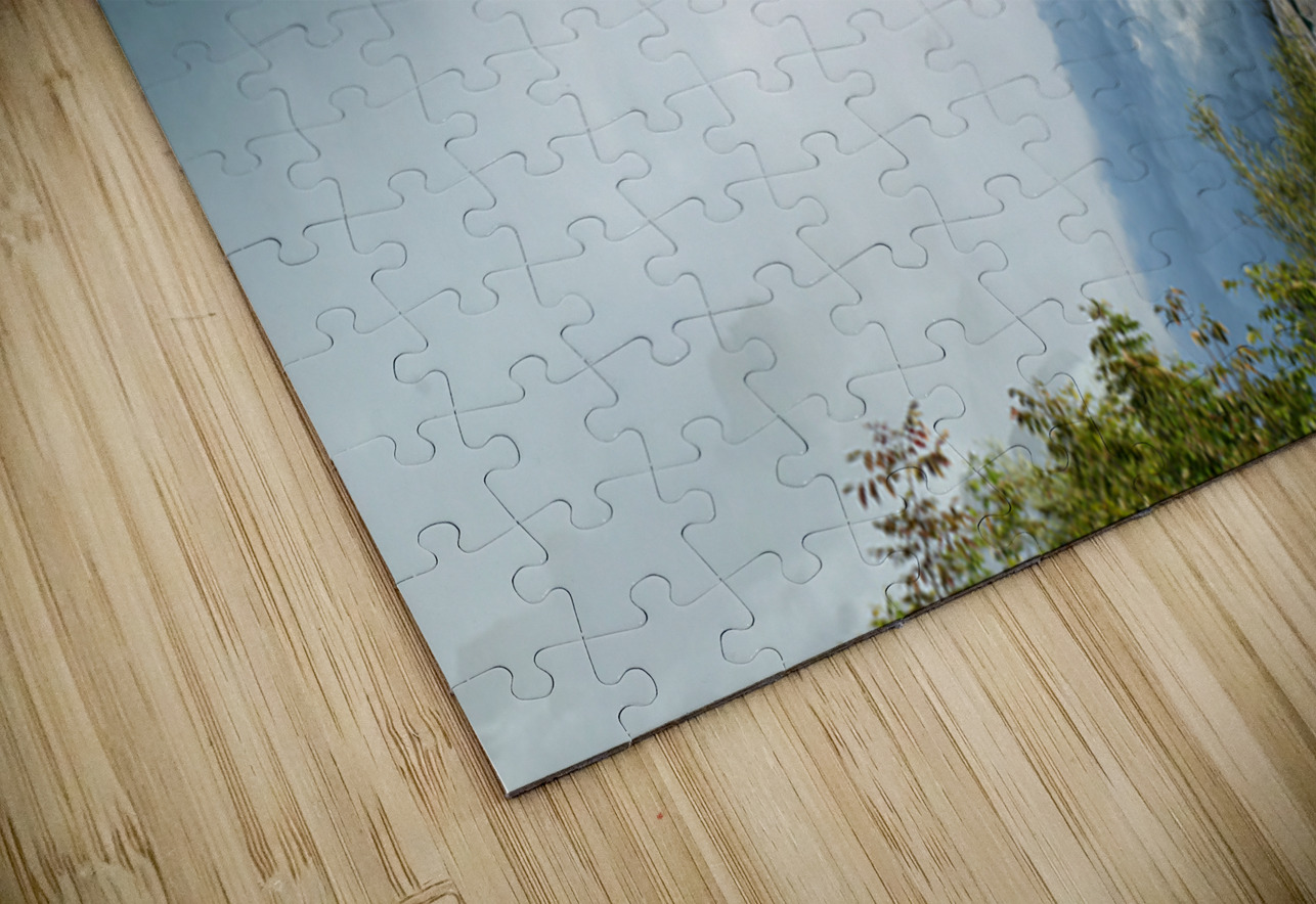 Niagara Falls bridge and observation deck on a sunny day. Marco Brivio Puzzle