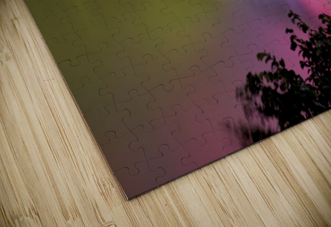 Niagara Falls illuminated with vibrant colors at night. Marco Brivio Puzzle