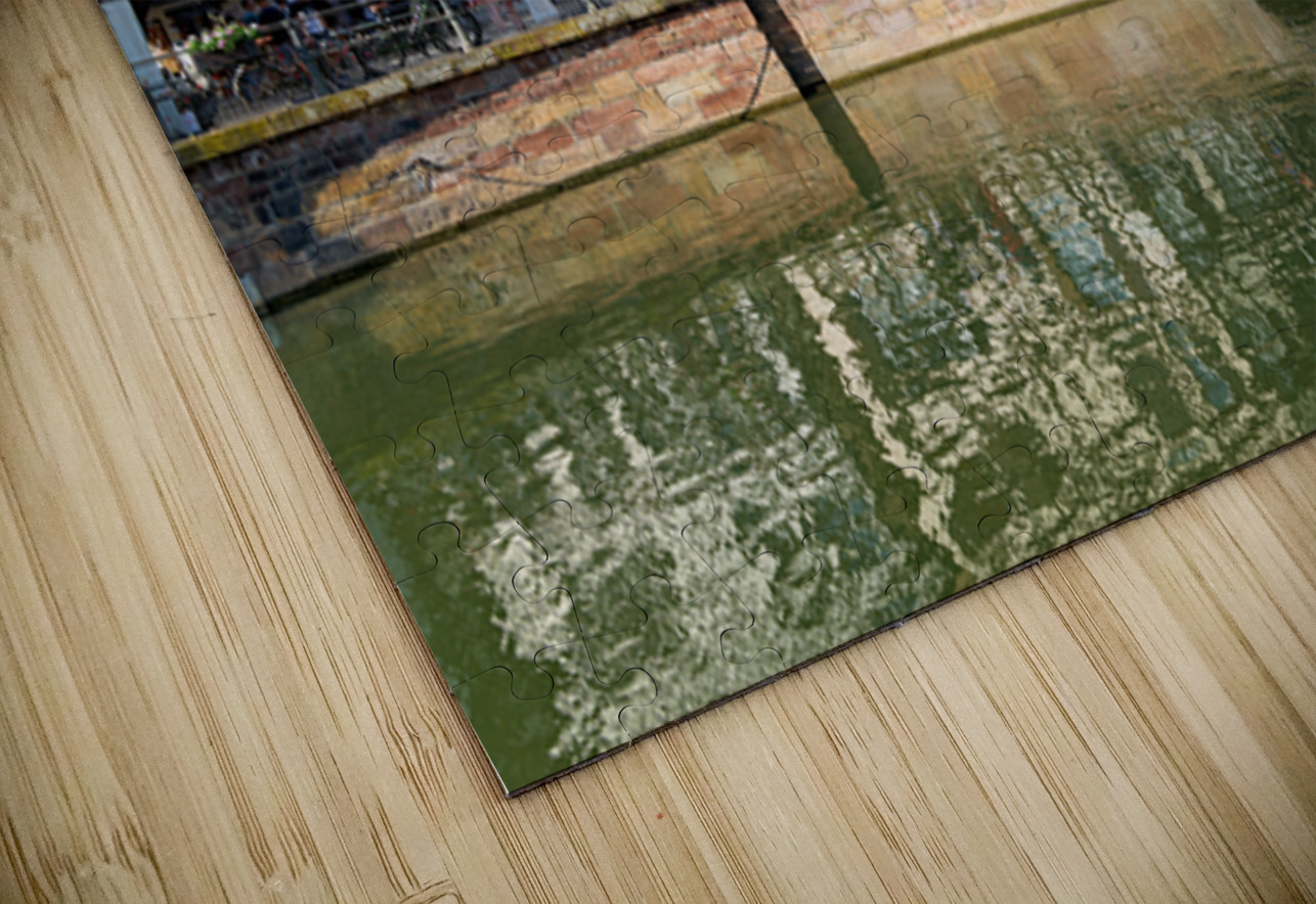 Colored timber houses by the water in Petit France district Marco Brivio Puzzle