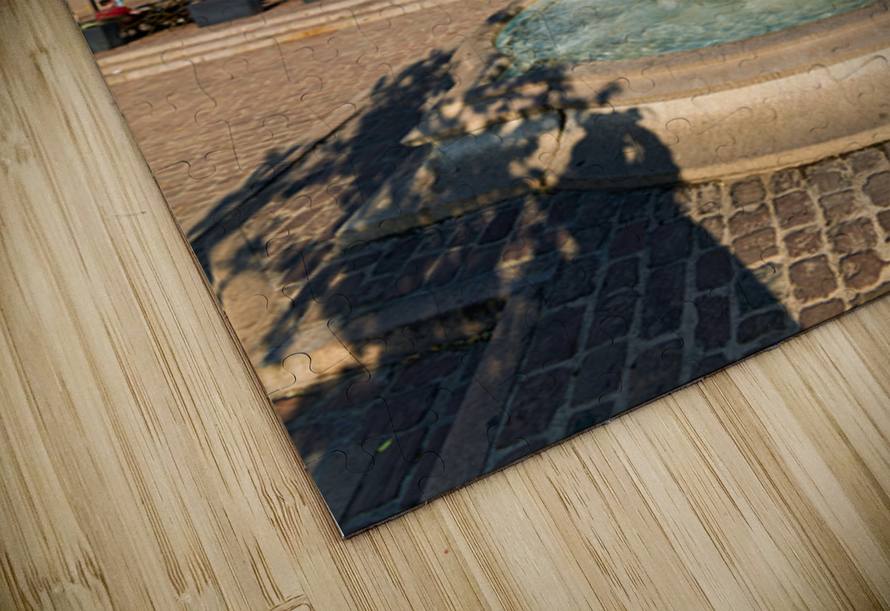 Timber framed houses and fountain in Petite Venise Colmar France Marco Brivio Puzzle