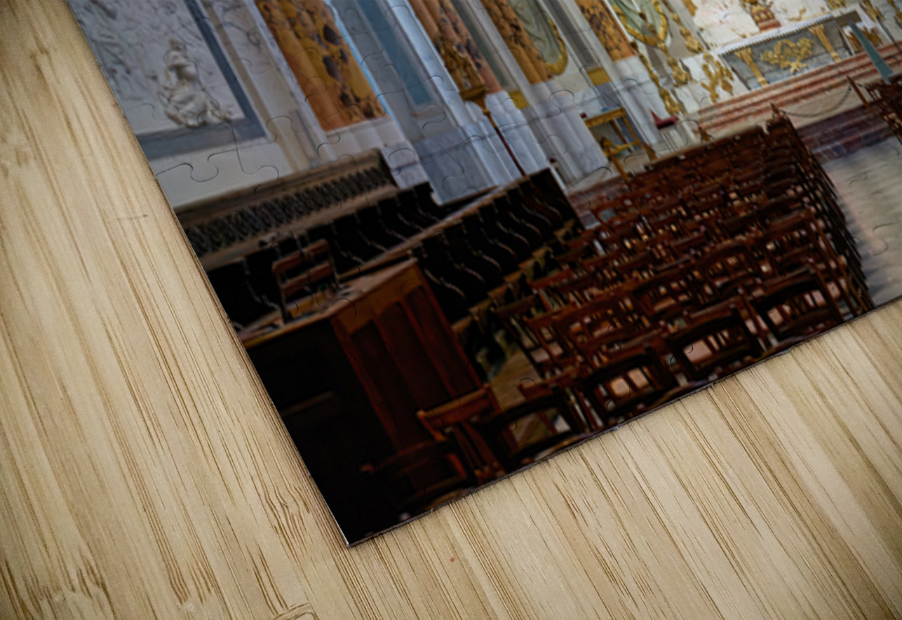 Explore Chartres Cathedral in Chartres France with visitors insi Marco Brivio Puzzle